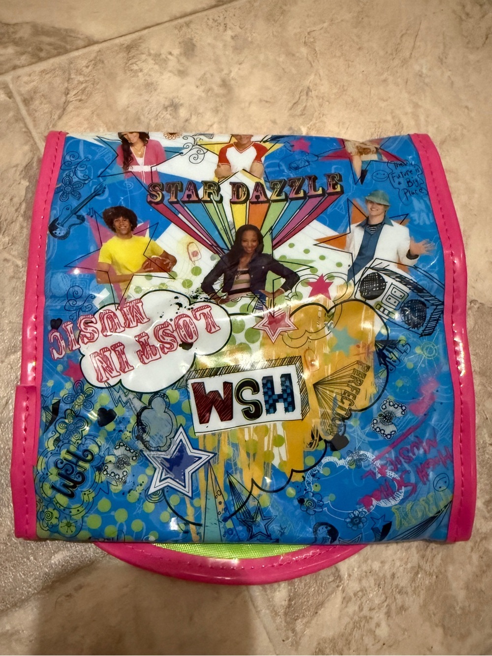 High school musical star dazzle kids accessory bag